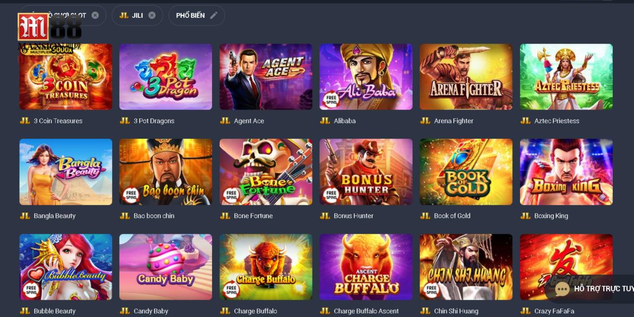 Giới thiệu sảnh JILI Slots từ A - Z